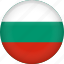 bulgaria, circle, country, flag, nation, national 