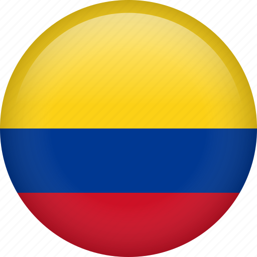 Colombia, circle, country, flag, national, nation icon - Download on Iconfinder