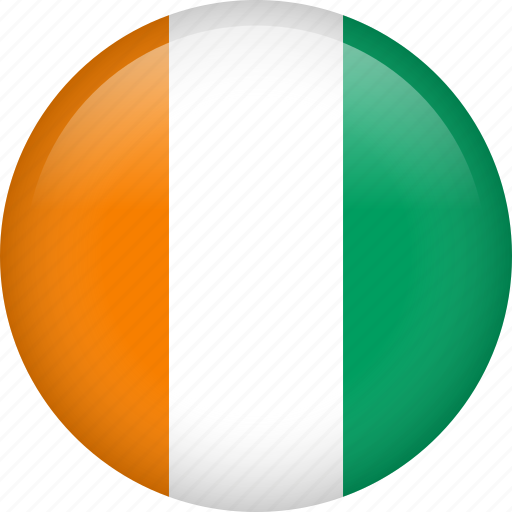Circle, country, côte d’ivoire, flag, national, nation icon - Download on Iconfinder