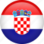 croatia, circle, country, flag, national, nation 