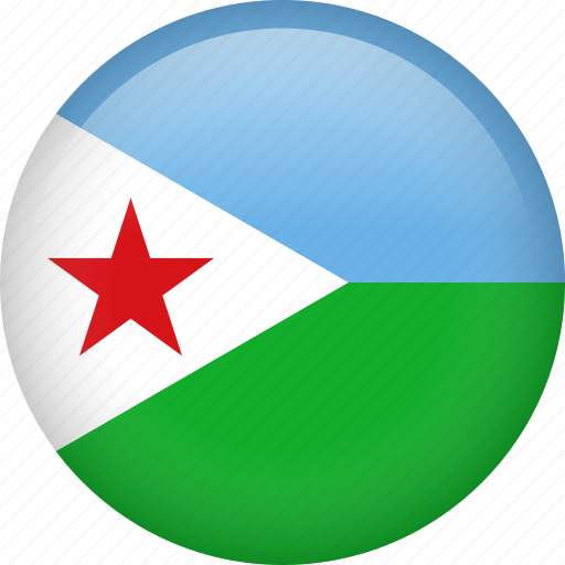 Djibouti, circle, country, flag, national, nation icon - Download on Iconfinder