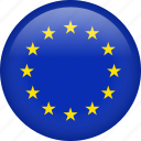 european, circle, country, flag, national, nation