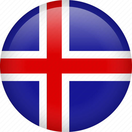 Iceland, circle, country, flag, national icon - Download on Iconfinder