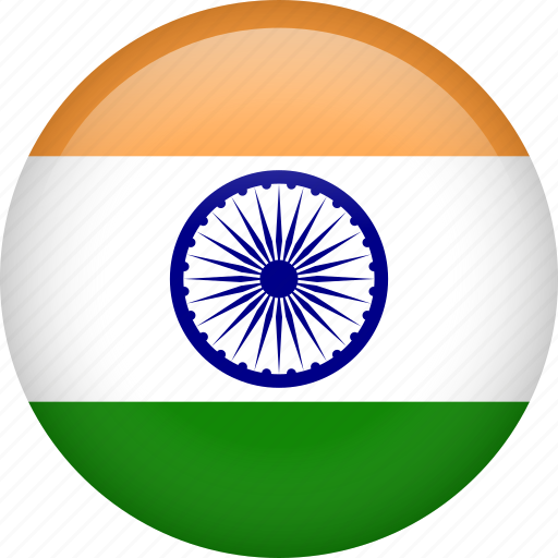 India, circle, country, flag, national icon - Download on Iconfinder