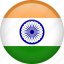 india, circle, country, flag, national 