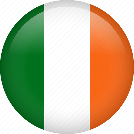 Ireland, circle, country, flag, national icon - Download on Iconfinder