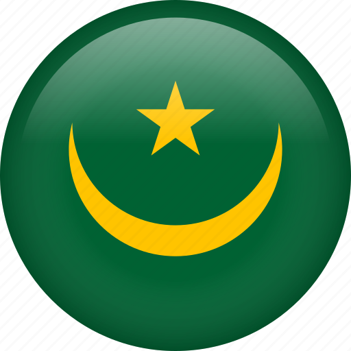 Mauritania, circle, country, flag, national icon - Download on Iconfinder