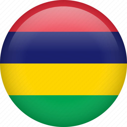 Mauritius, circle, country, flag, national icon - Download on Iconfinder