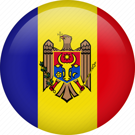Moldova, circle, country, flag, national icon - Download on Iconfinder
