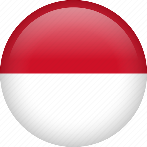 Monaco, circle, country, flag, national icon - Download on Iconfinder
