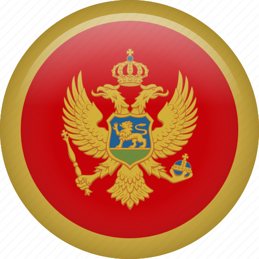 Montenegro, circle, country, flag, national icon - Download on Iconfinder