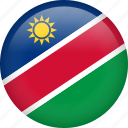 namibia, circle, country, flag, national