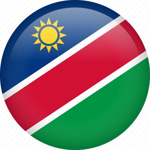 Namibia, circle, country, flag, national icon - Download on Iconfinder