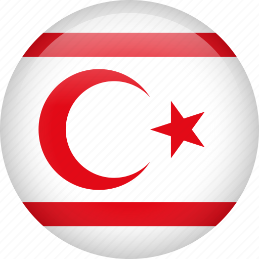 Circle, country, flag, national, northern cyprus, nation icon - Download on Iconfinder