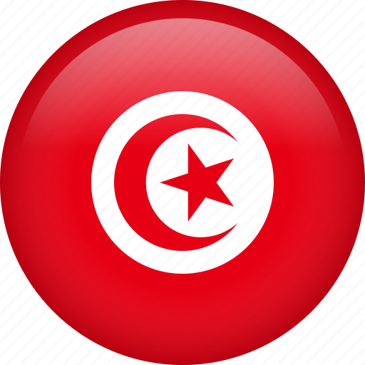 Tunisia, circle, country, flag, national, nation icon - Download on Iconfinder