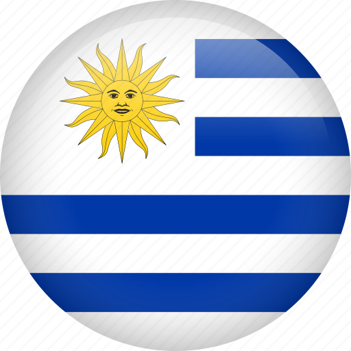 Uruguay, circle, country, flag, national, nation icon - Download on Iconfinder