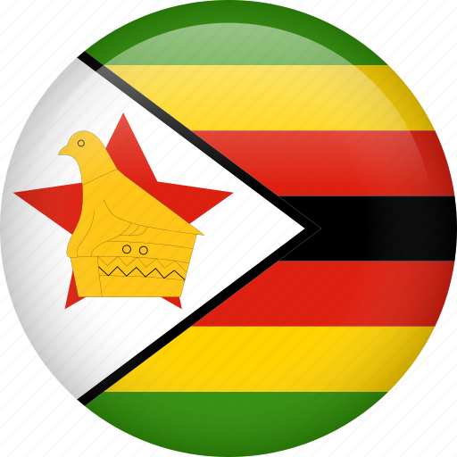 Flag, zimbabwe, circle, country, national, nation icon - Download on Iconfinder