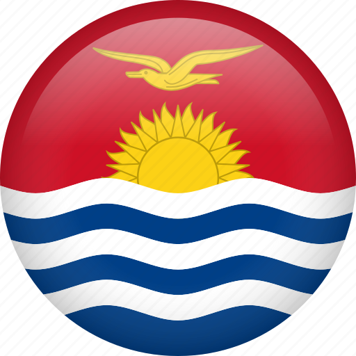 Kiribati, circle, country, flag, national icon - Download on Iconfinder