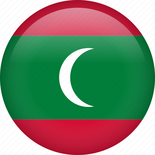 Maldives, circle, country, flag, national icon - Download on Iconfinder