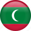 maldives, circle, country, flag, national 
