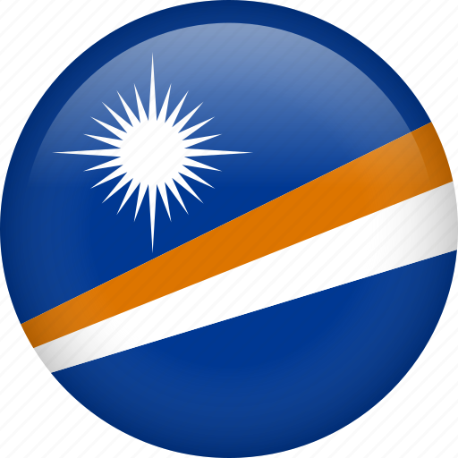 Circle, country, flag, marshall islands, national icon - Download on Iconfinder