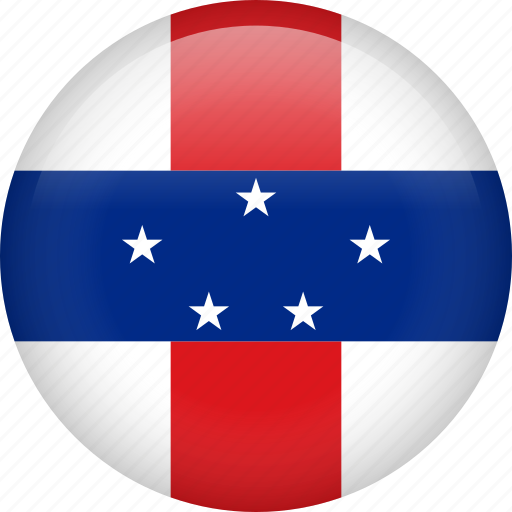 Circle, country, flag, national, netherlands antilles, nation icon - Download on Iconfinder