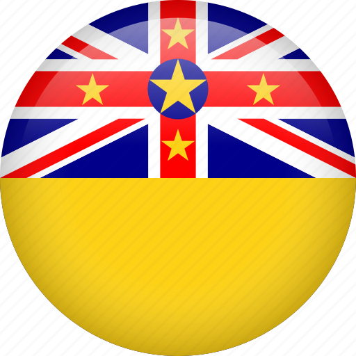 Niue, circle, country, flag, national, nation icon - Download on Iconfinder