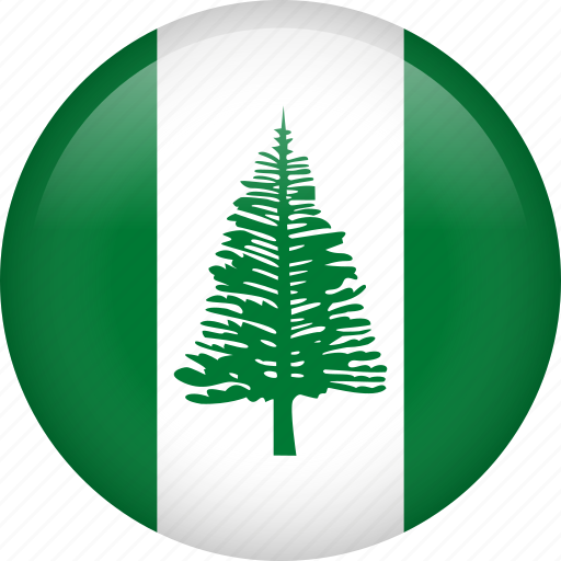 Circle, country, flag, national, norfolk island, nation icon - Download on Iconfinder