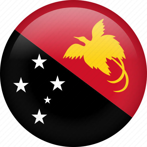 Circle, country, flag, national, papua new guinea, nation icon - Download on Iconfinder
