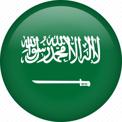 Circle, country, flag, national, saudi arabia, nation icon - Download on Iconfinder