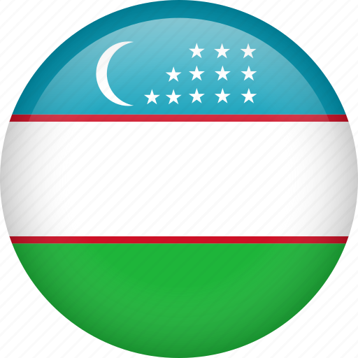 Flag, uzbekistan, circle, country, national, nation icon - Download on Iconfinder