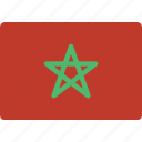 country, flag, international, morocco