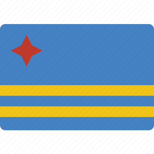 Aruba, country, flag, international icon - Download on Iconfinder