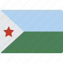 country, djibouti, flag, international