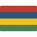 country, flag, international, mauritius
