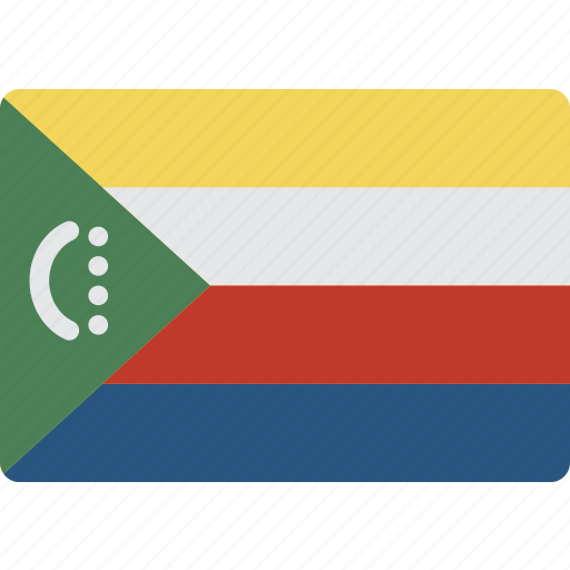 Comoros, country, flag, international icon - Download on Iconfinder