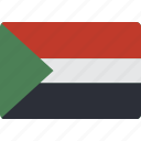 country, flag, international, sudan