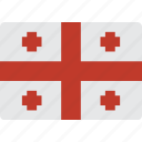 country, flag, georgia, international