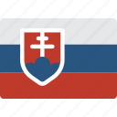country, flag, international, slovakia