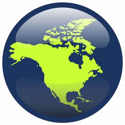 Continent, north america, northamerica, map, world icon - Download on Iconfinder