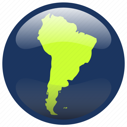 Continent, south america, southamerica, map icon - Download on Iconfinder
