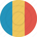 chad, country, flag, geography, national, nationality