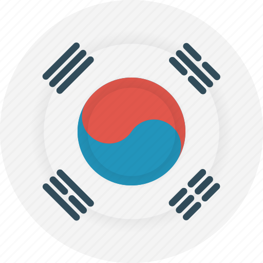 Country, flag, geography, korea, national, nationality, south korea icon - Download on Iconfinder