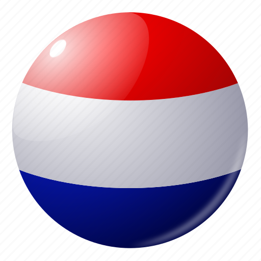 Circle, country, flag, flags, netherlands, round, national icon - Download on Iconfinder