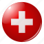 circle, country, flag, flags, round, switzerland, national 