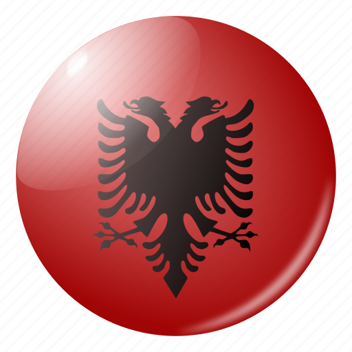 Albania, circle, country, flag, flags, round, national icon - Download on Iconfinder