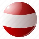 austria, circle, country, flag, flags, round, national