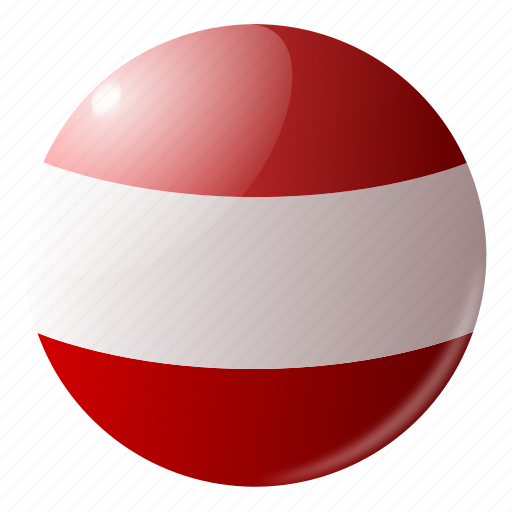 Austria, circle, country, flag, flags, round, national icon - Download on Iconfinder