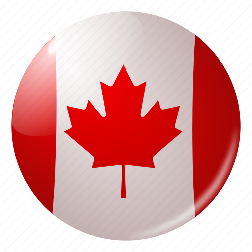 Canada, circle, country, flag, flags, round, national icon - Download on Iconfinder