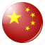 china, chinese, circle, country, flag, flags, round 